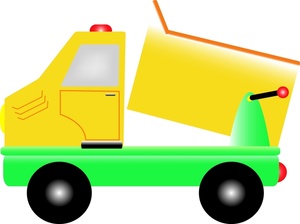 Toy Truck Clipart Black And White   Clipart Panda   Free Clipart    