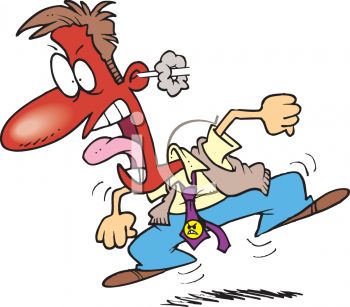 0511 0811 0415 3734 Cartoon Of A Red Faced Angry Man Clipart Image2