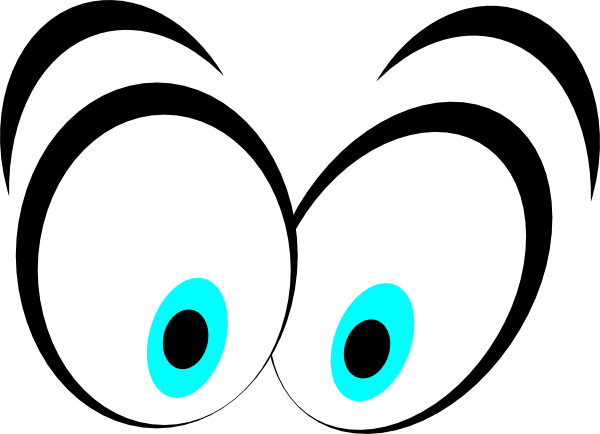 Animated Blue Cartoon Eyes Clip Art At Clker Com   Vector Clip Art