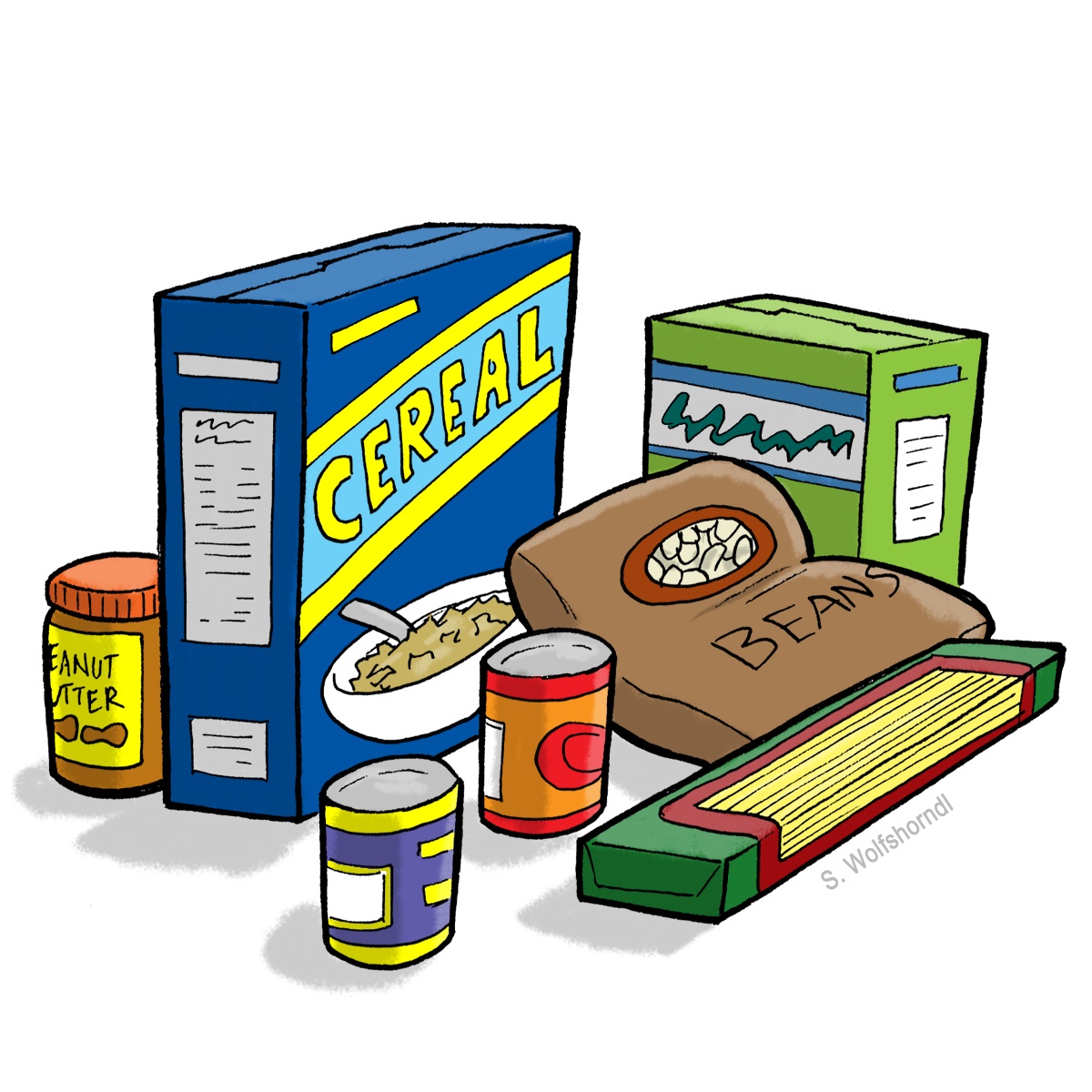 Canned Food Clipart Canned Food Clipartnon Perishable Food Clipart