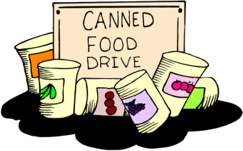 Canned Food Drive   Clipart Best
