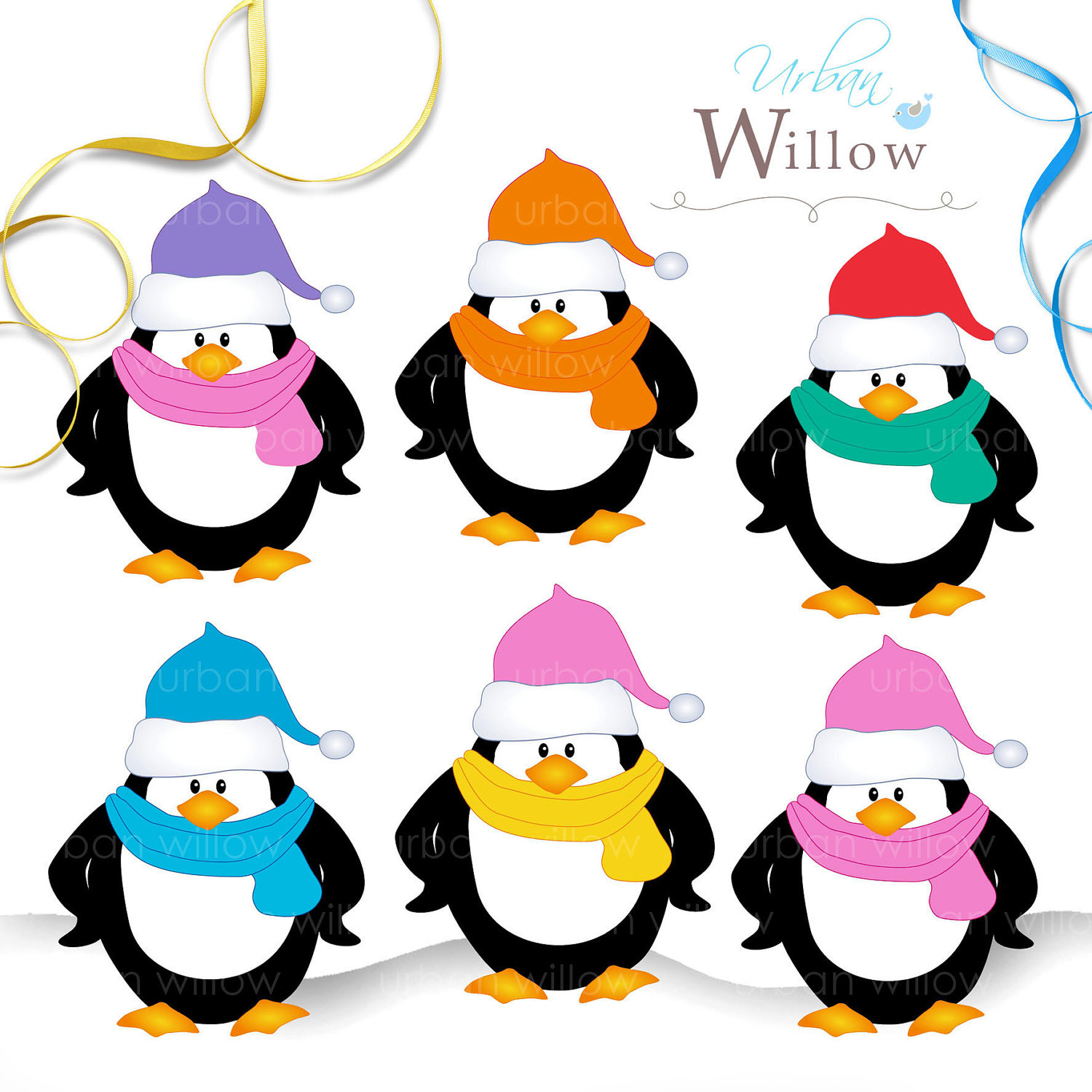 Cute Penguin Christmas Clipart Cute Penguin Clip Art