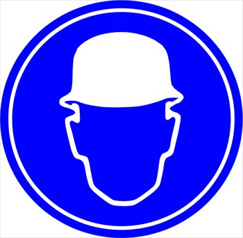 Free Hard Hat Reequired Sign Clipart   Free Clipart Graphics Images