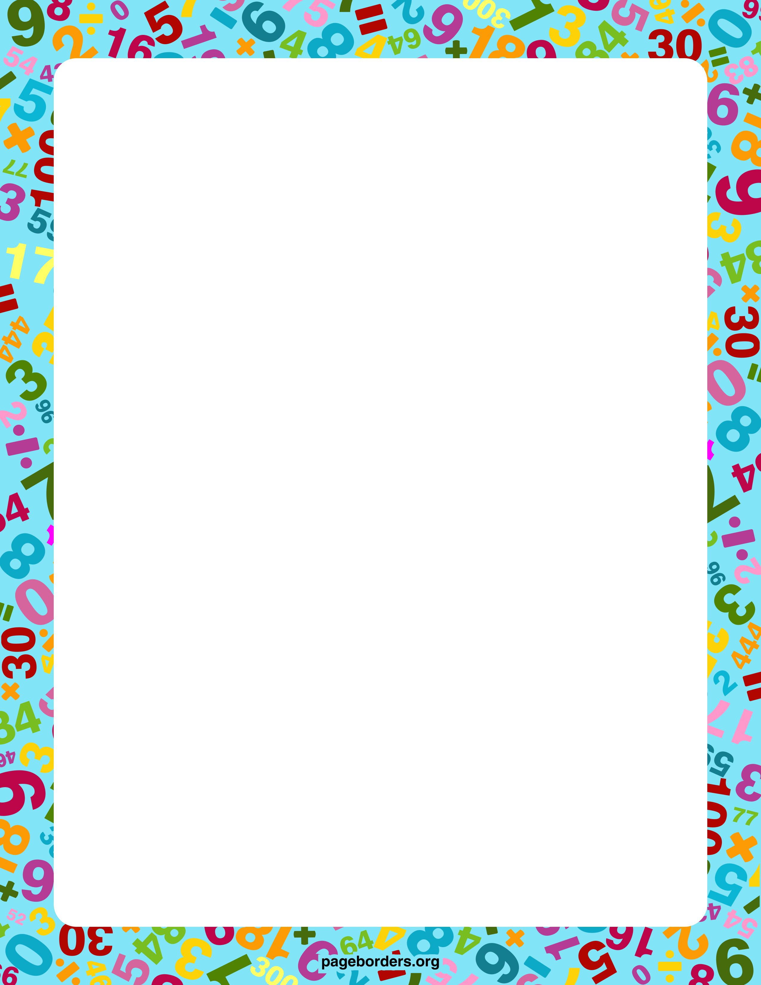 Math Border  2 Math Border  Free Cliparts That You Can Download To You