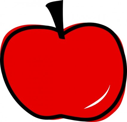 Red Apple Clip Art Free Vector In Open Office Drawing Svg    Svg