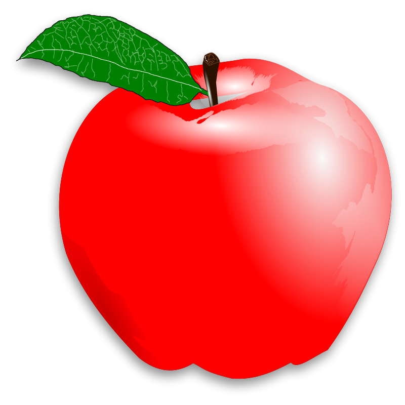 Red Apple Clipart   Free Large Images