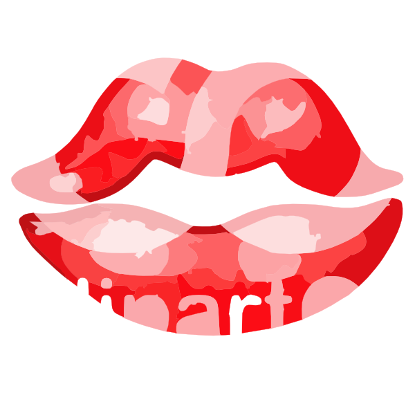Red Lips Clipart Clip Art At Clker Com   Vector Clip Art Online