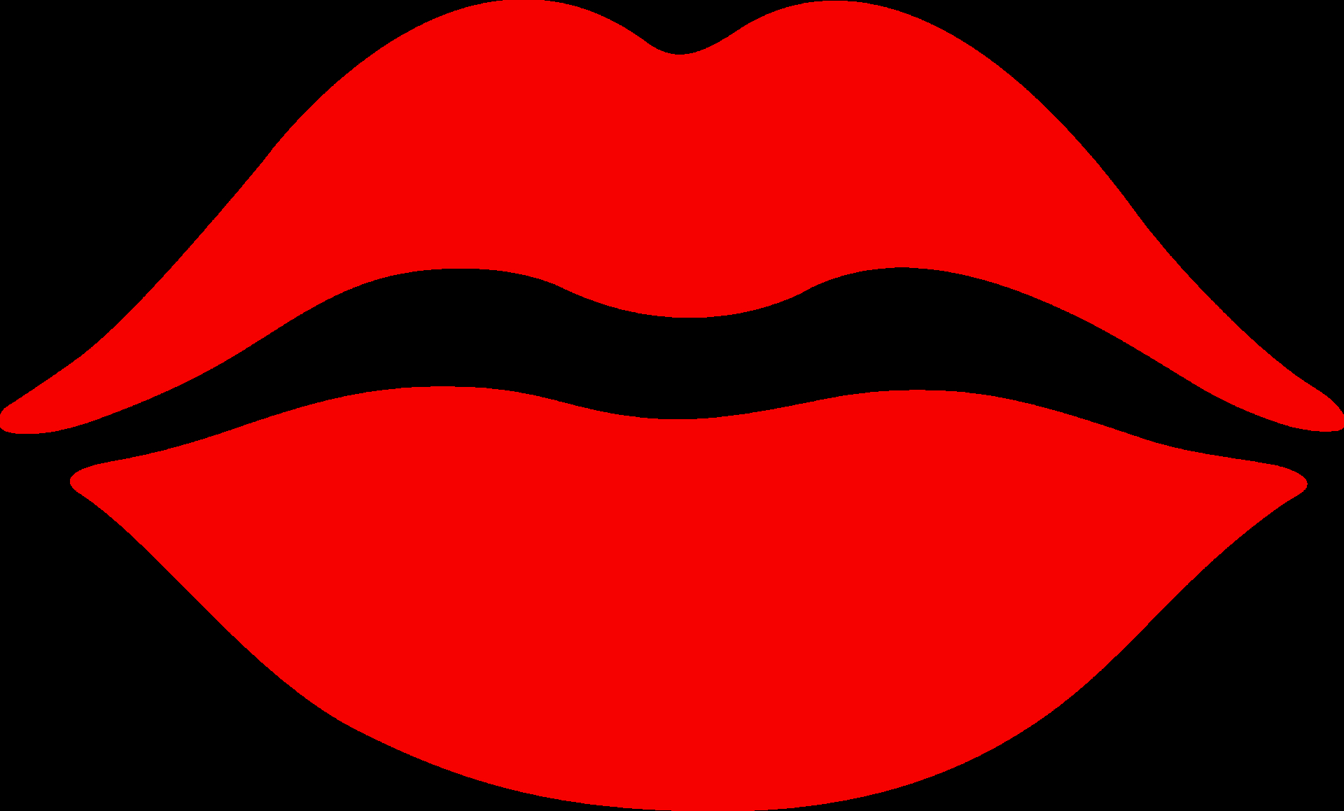 Red Lips Kiss Clipart Clipart Best   Red Lips
