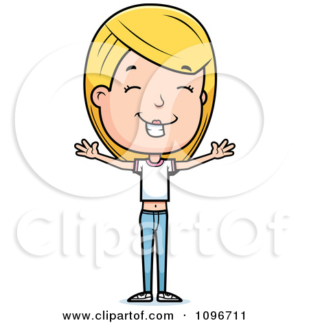 Royalty Free  Rf  Happy Girl Clipart Illustrations Vector Graphics