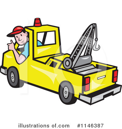 Royalty Free Tow Truck Clipart Illustration 1146387 Tow Truck Clipart