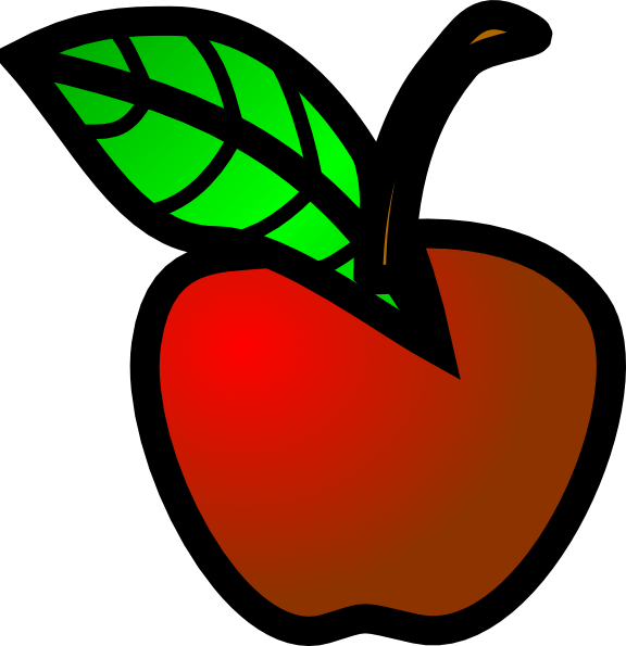Small Red Apple Clip Art At Clker Com   Vector Clip Art Online    