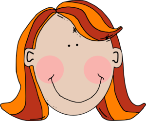 Teenage Girl Cartoon Face Clip Art At Clker Com   Vector Clip Art    