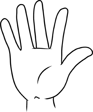 Back Of Hand Drawing   Clipart Panda   Free Clipart Images