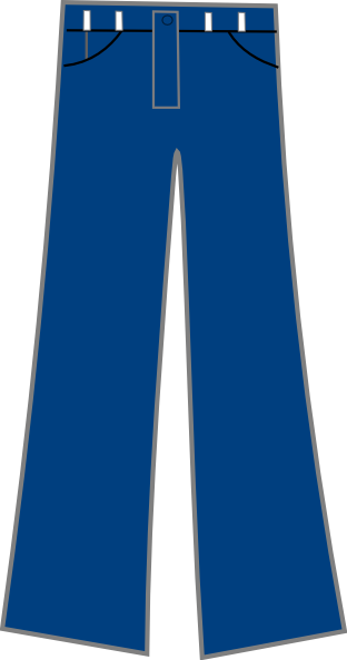 Blue Jeans Clip Art At Clker Com   Vector Clip Art Online Royalty