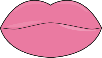 Closed Lips Clip Art Pink Lips Clip Art Image