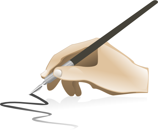 Drawing Hand Clip Art At Clker Com   Vector Clip Art Online Royalty