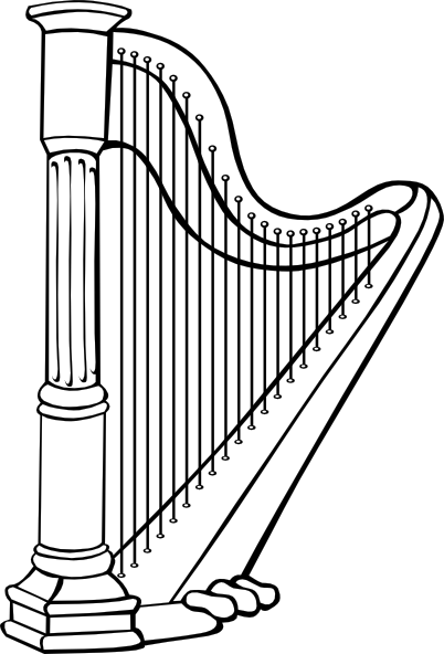 Harp Clip Art At Clker Com   Vector Clip Art Online Royalty Free