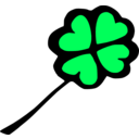 Irish Lucky Clover Clipart   Royalty Free Public Domain Clipart