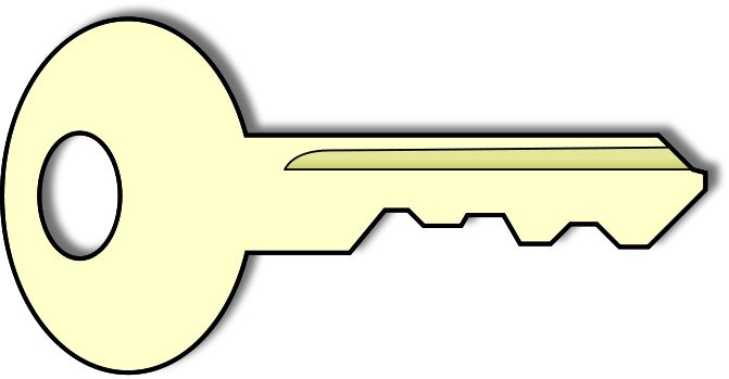 Key Clip Art   Crypto Key Svg    Svg File Nominally 671   349