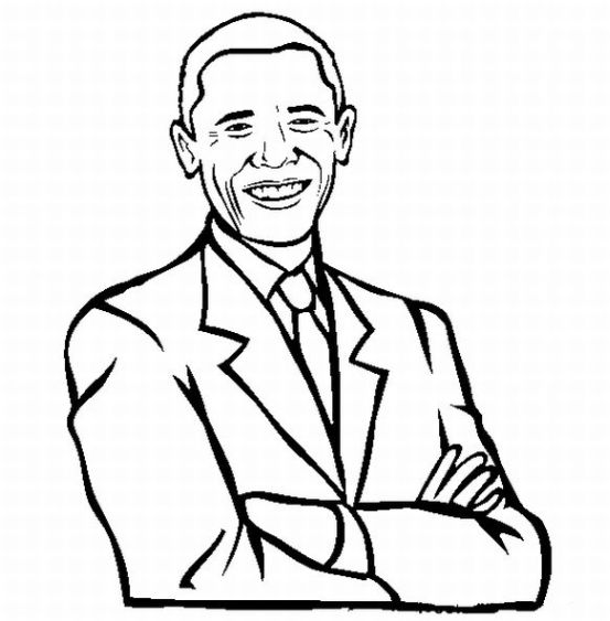 Obama  Below You Will Find Many Obama Coloring Pages That You Can