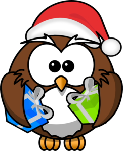 Owl Santa Clip Art At Clker Com   Vector Clip Art Online Royalty Free    