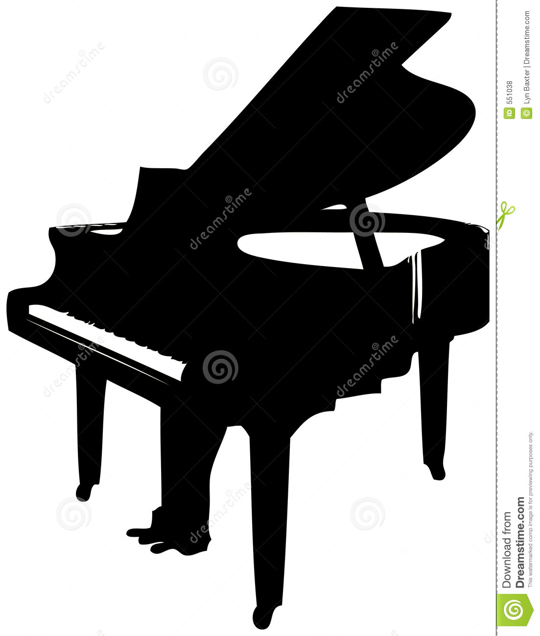 Piano Keyboard Clipart Black And White   Clipart Panda   Free Clipart