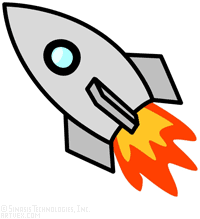 Rockets Spaceships Clip Art Royalty Free
