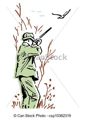 Stock Illustration   A Duck Hunting Expedition   Stock Illustration