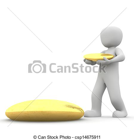 Stock Illustration   The Golden Stones Are Asian Lucky Charms And A