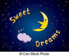 Sweet Dreams Vector Clip Art Illustrations  2001 Sweet Dreams Clipart