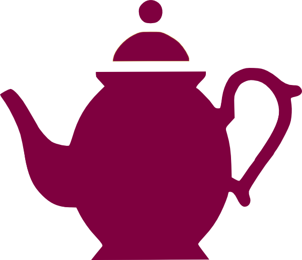 Teapot Pouring Magenta Clip Art At Clker Com   Vector Clip Art Online