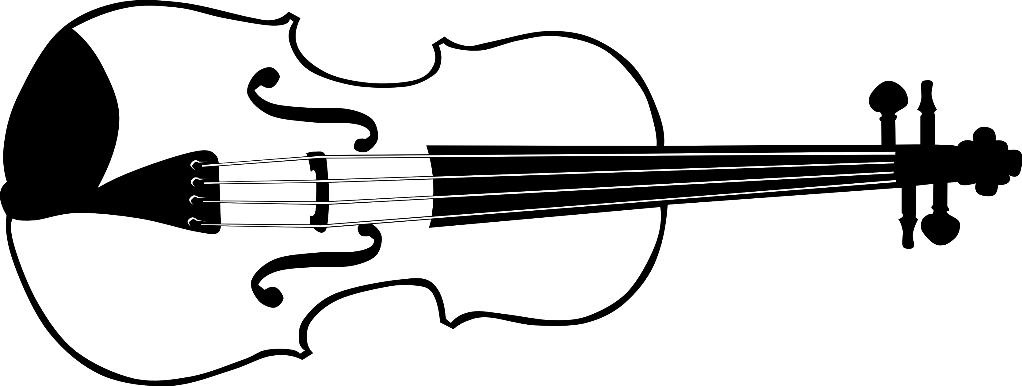Violin Clipart Black And White   Clipart Panda   Free Clipart Images