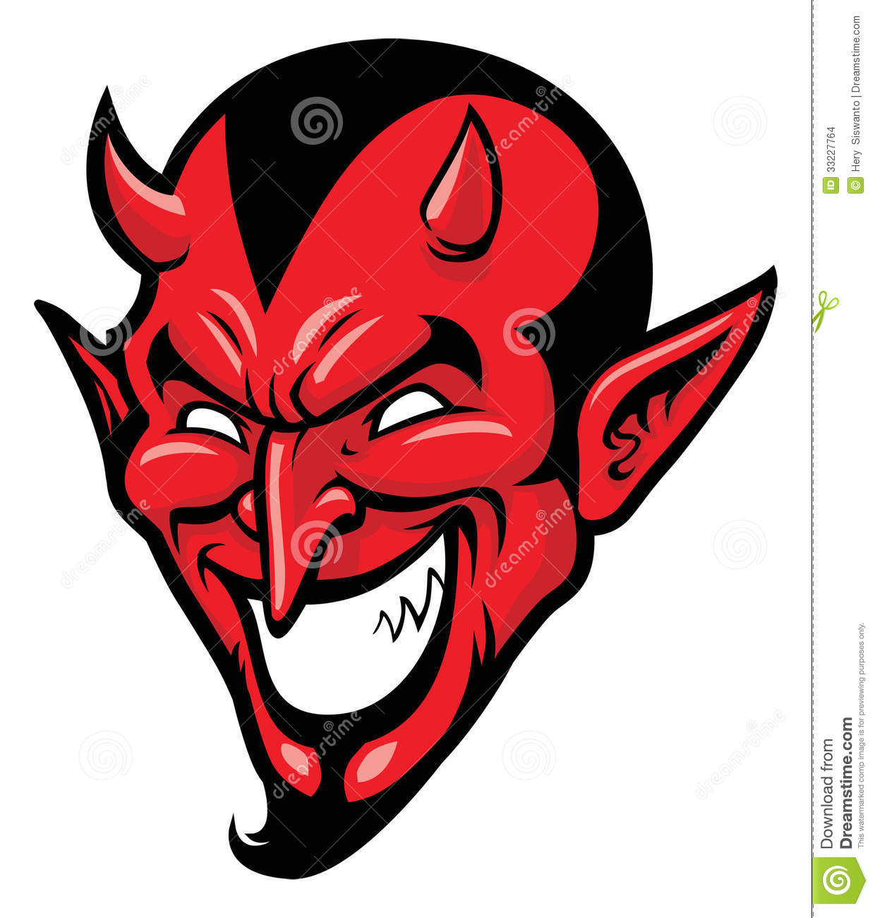 Devil Head Mascot Stock Images   Image  33227764