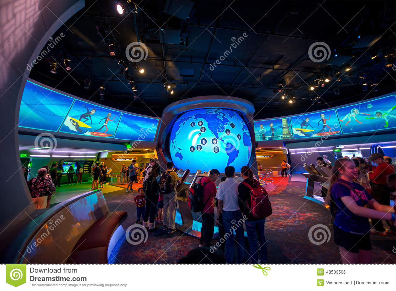 Disney World Epcot Center Spaceship Tomorrow Editorial Photo   Image