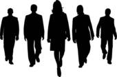 Office Team Suits Group Together Shadow Global Clip Art And Stock    