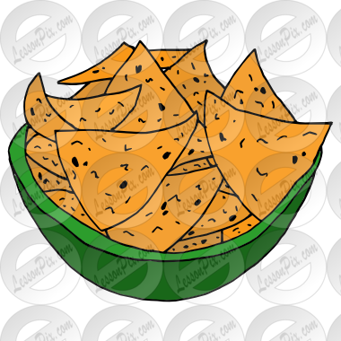 Picture For Classroom   Therapy Use   Great Tortilla Chips Clipart