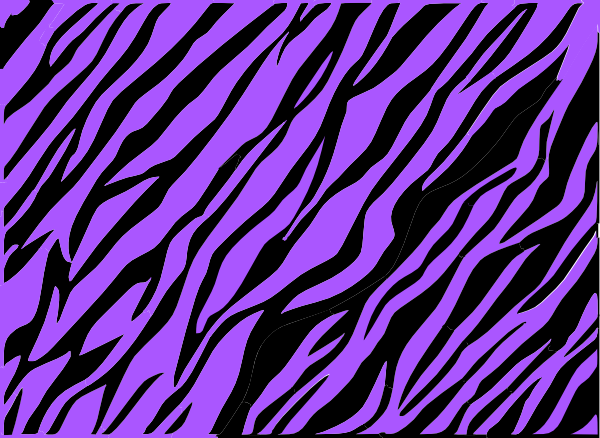 Purple And Black Zebra Print Clip Art At Clker Com   Vector Clip Art