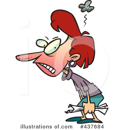 Royalty Free Rf Angry Clipart Illustration By Ron Leishman Stock