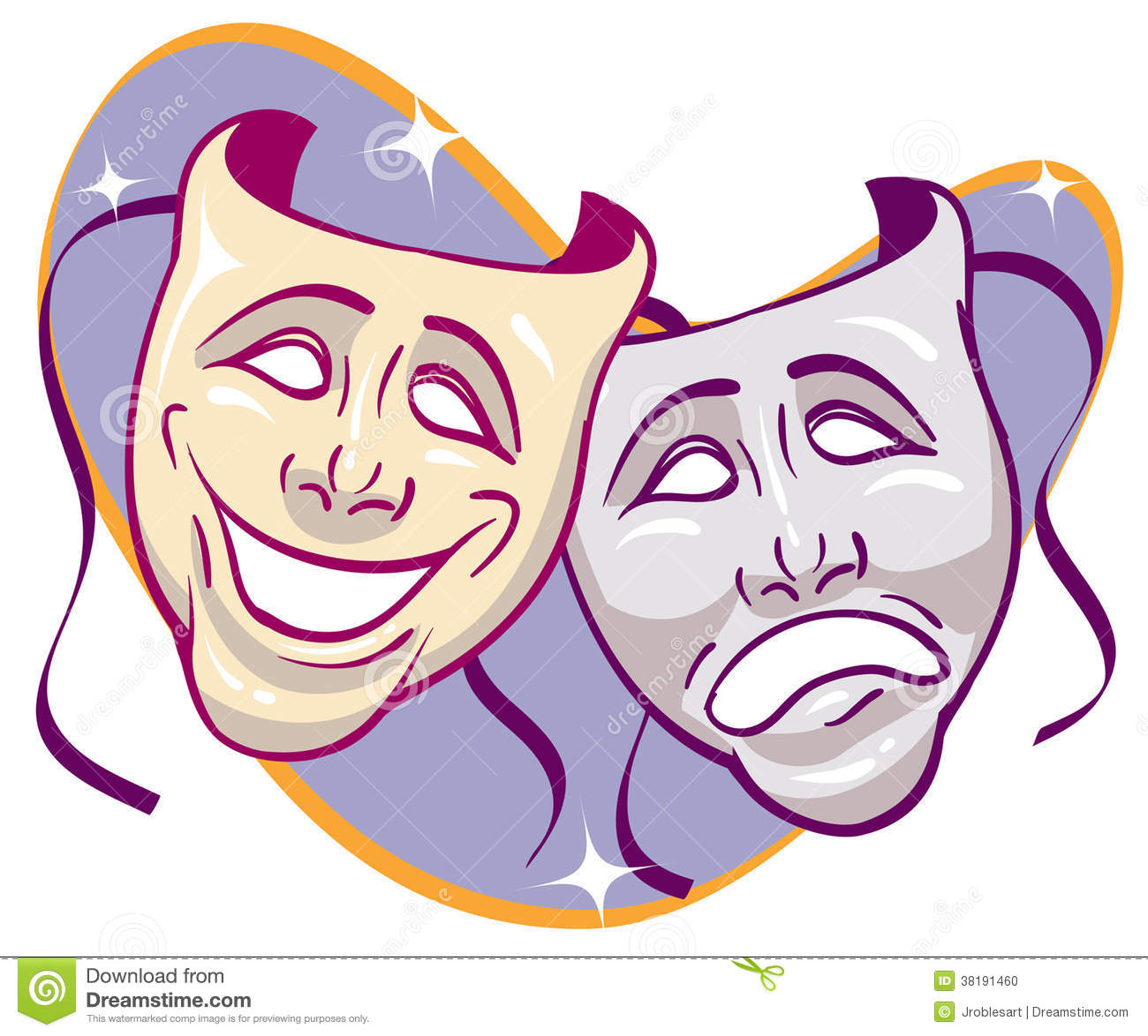Sparkled Drama Masks Retro Expressions Mr No Pr No 4 1664 10