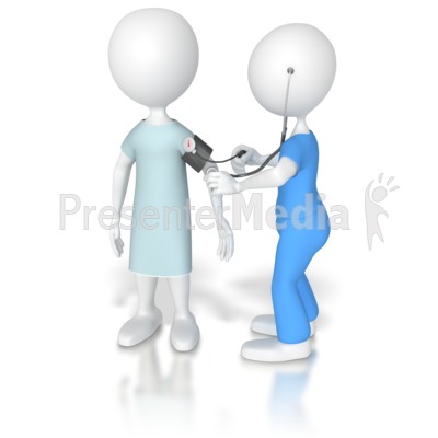 Taking Patient Blood Pressure   Medical And Health   Great Clipart