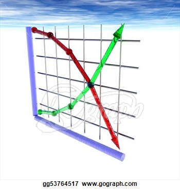 An Illustration Of Supply And Demand Curves   Stock Clipart Gg53764517