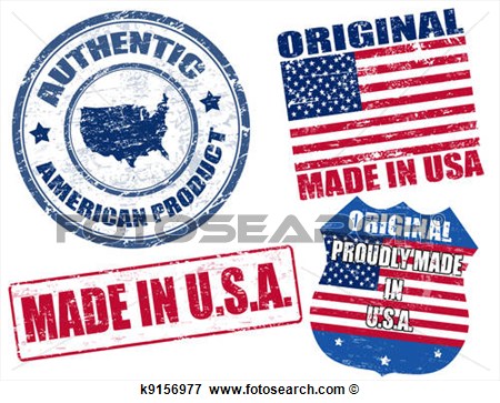 Clip Art   Made In Usa Stamps  Fotosearch   Search Clipart
