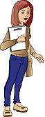 College Student Illustrations And Clip Art  5299 College Student