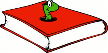 Free Bookworm Red Clipart   Free Clipart Graphics Images And Photos