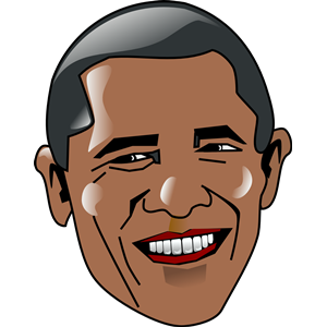 Free Vector Clipart Barack Obama