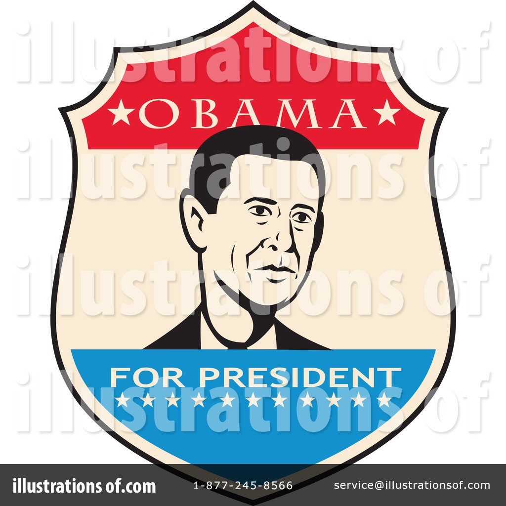 Obama Clipart  1116413 By Patrimonio   Royalty Free  Rf  Stock
