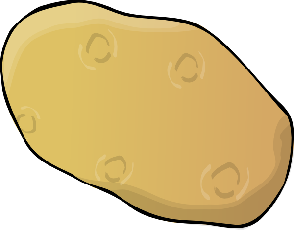 Potato 2 Clip Art At Clker Com   Vector Clip Art Online Royalty Free