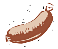 Sausage Clipart Sausage Cartoon German Sausage