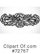 Carnation Clip Art Black And White  Rf  Carnation Clipart