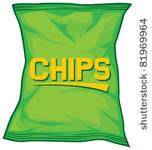 Chip Bag Clip Art Vector Potato Chip Bag   220 Graphics   Clipart Me